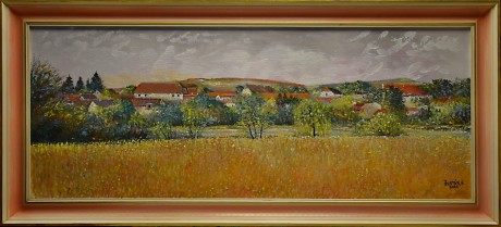 45. Neumětely, olej, 2024