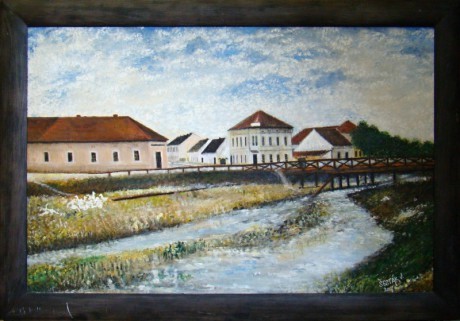 Hořovice-1912-Valdek,olej,2007,cena 10.000, - Kč 67x47 cm