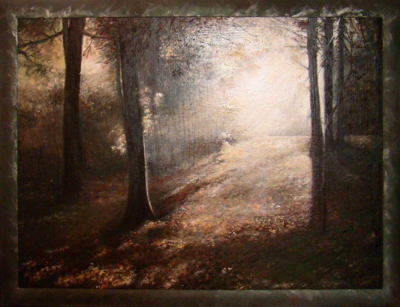 12. Pod stíny stromů, olej, 2009 Pn