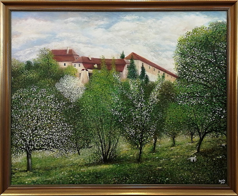 9. Starý zámek Hořovice od zámecké zahrady, 2017