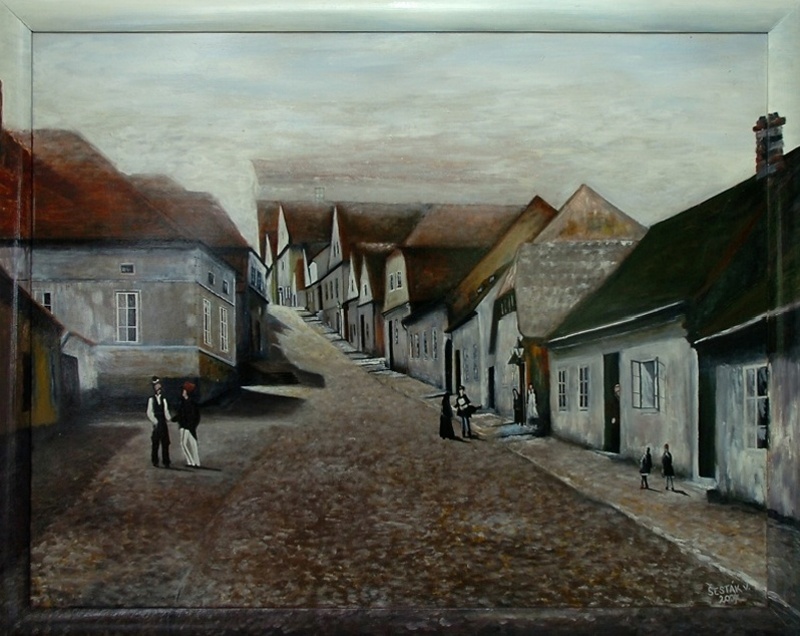  Hořovice kdysi..., olej, 2007 (věnován na charitu)